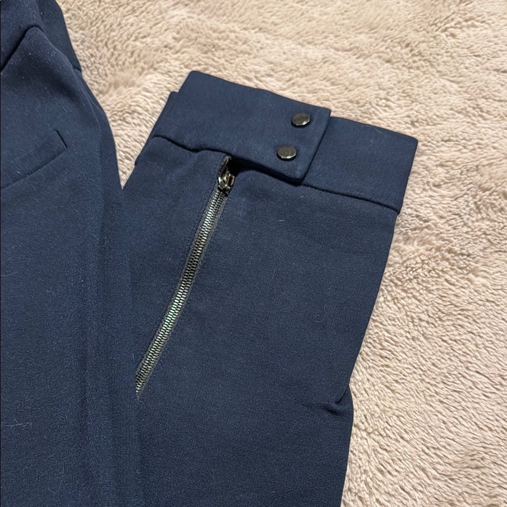 Nordstrom Blue Slim Fit Ankle Pants - Picture 2 of 4